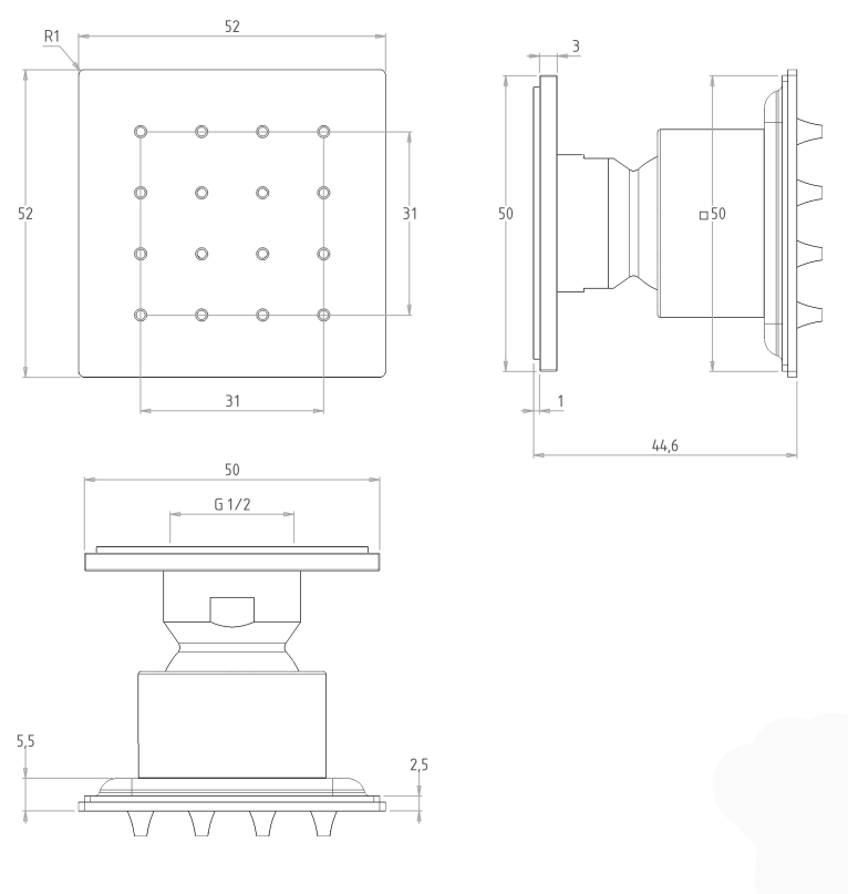 Хидромасажна дюза