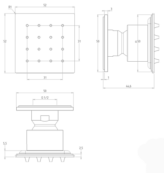 Хидромасажна дюза