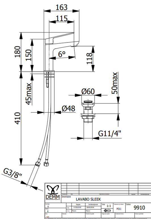 Смесител за умивалник