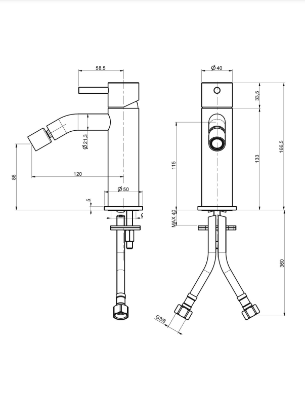 Смесител за биде