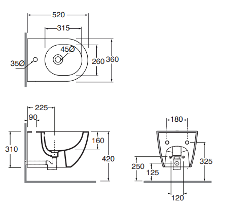 Биде за вграждане