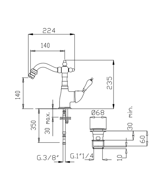 Смесител за биде