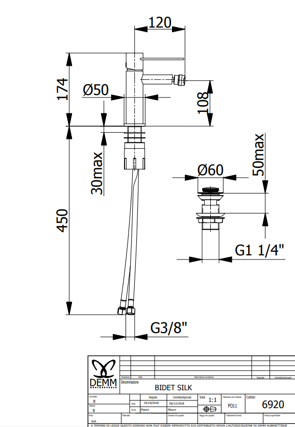 Смесител за биде