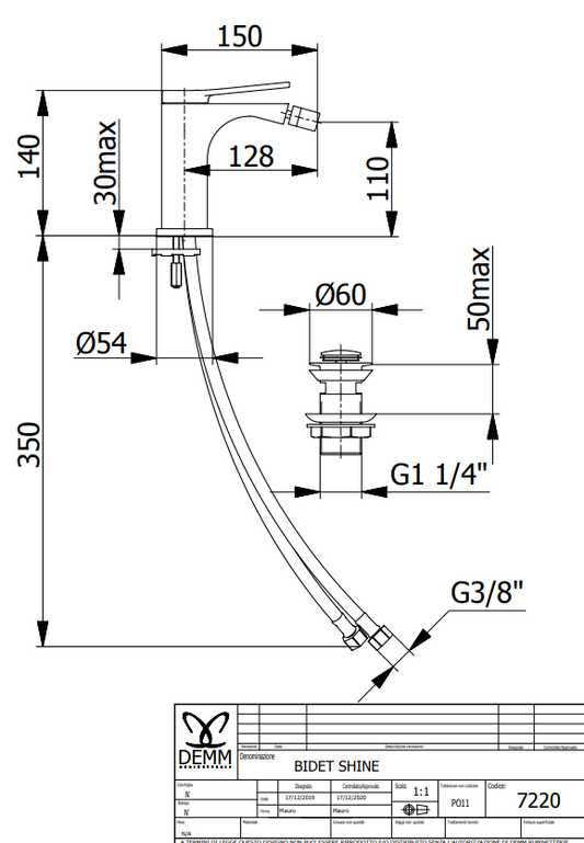 Смесител за биде