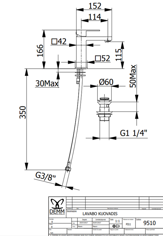 Смесител за умивалник