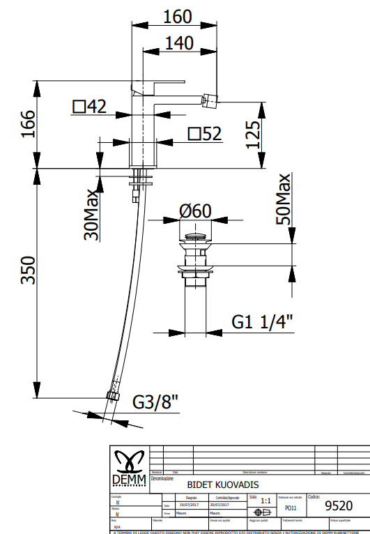 Смесител за биде