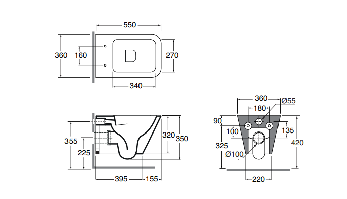 Тоалетна за вграждане