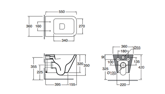 Тоалетна за вграждане