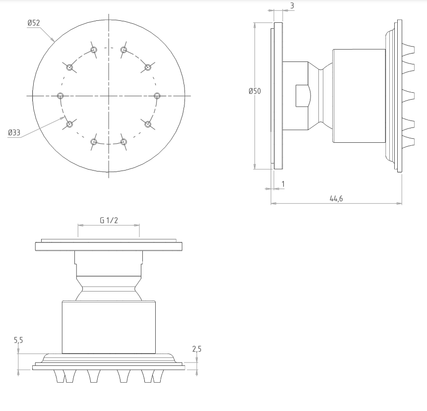 Хидромасажна дюза