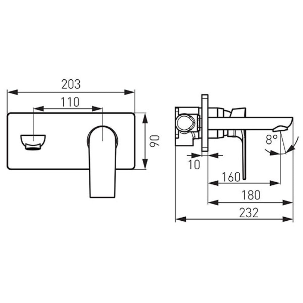 Basin mixer