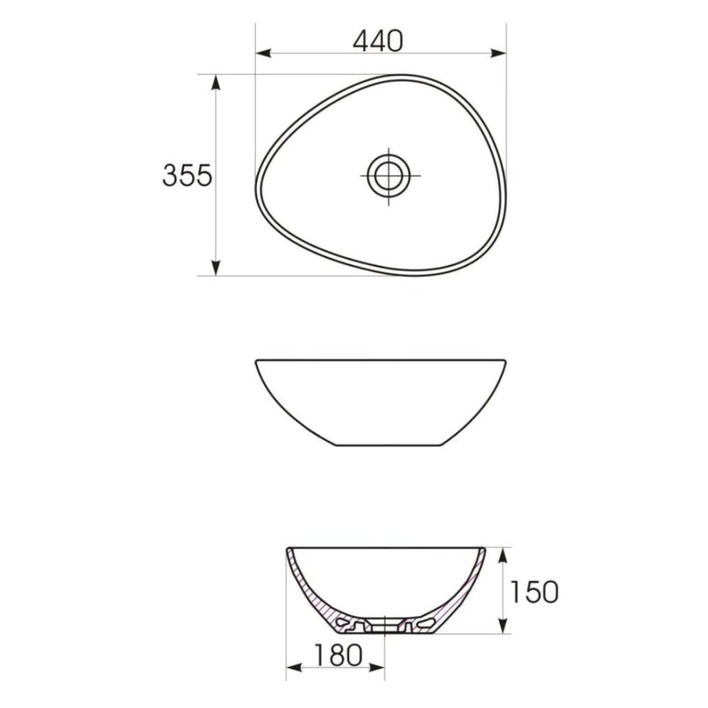 Countertop sink