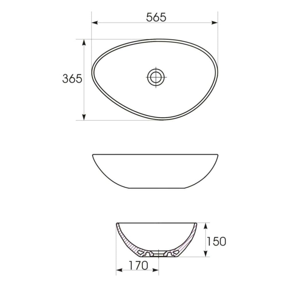 Countertop sink