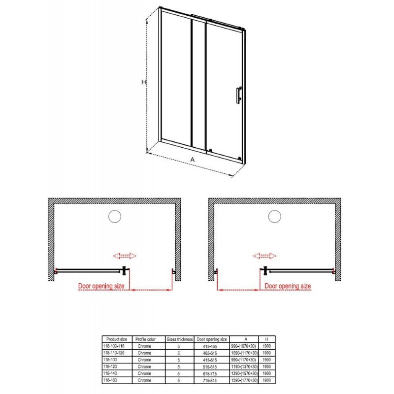 Преграден параван ICS 118/160NEW