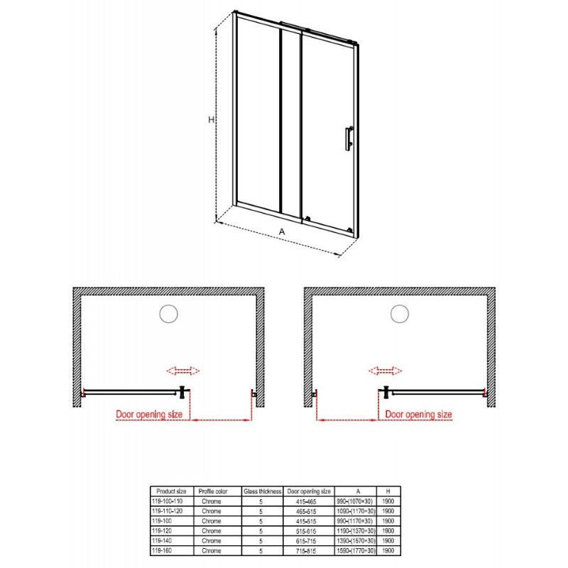 Преграден параван ICS 119/160NEW