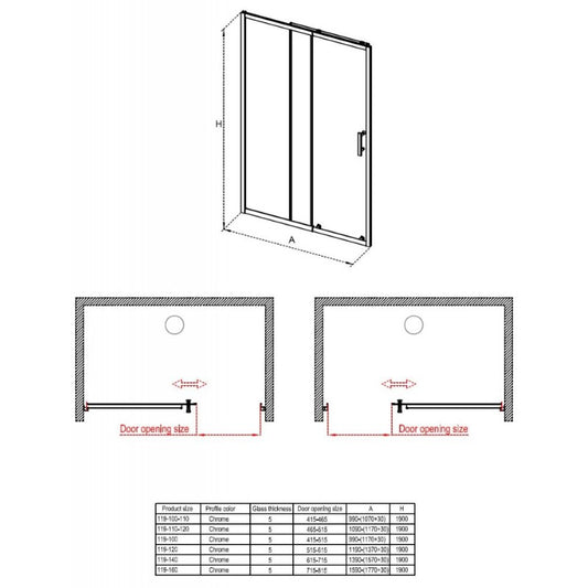 Преграден параван ICS 119/160NEW