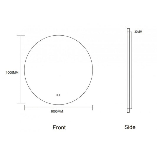 Огледала с вградено осветление ICL 1495/100