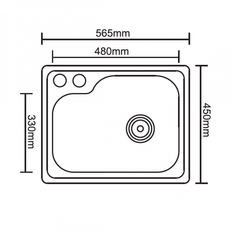 Countertop sink