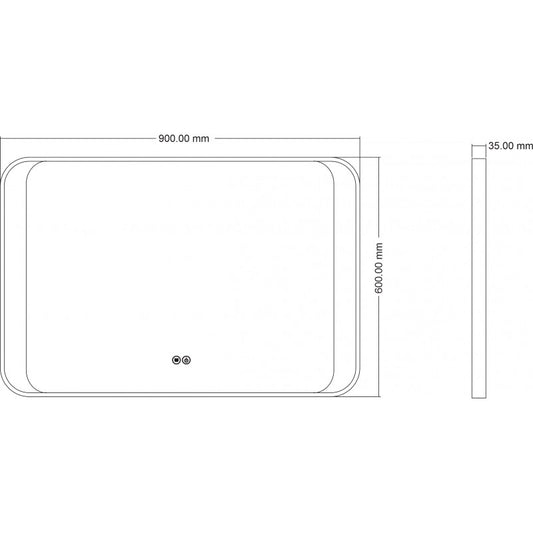 Огледала с вградено осветление » ICL 1822
