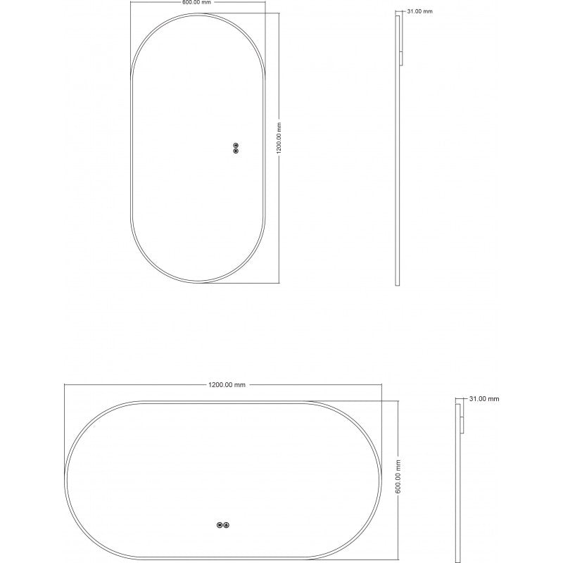 Mirrors with built-in lighting » ICL 1832