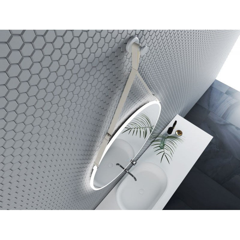 MESSINA MIRROR LED D800 1909WHITE