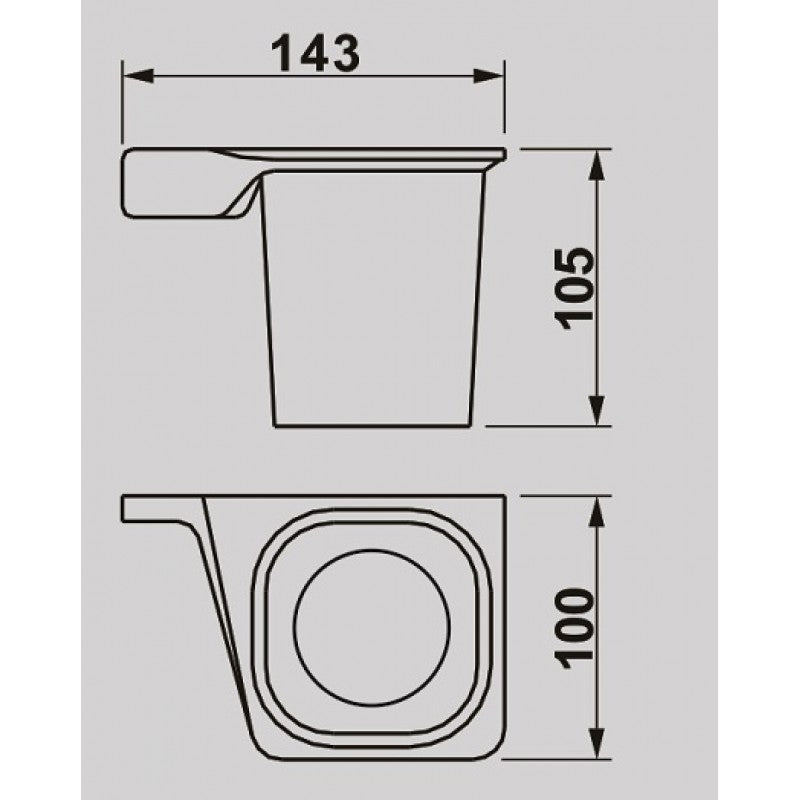 Аксесоар за баня ДЕБРА» ICA 2858BN