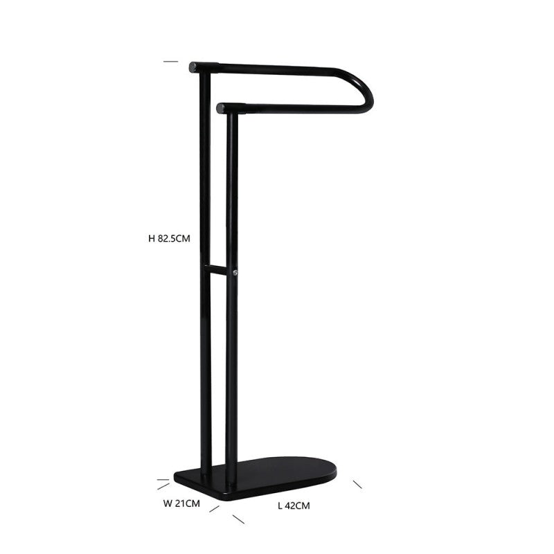 Bathroom accessory ELINOR MATT BLACK » ICA 3445B