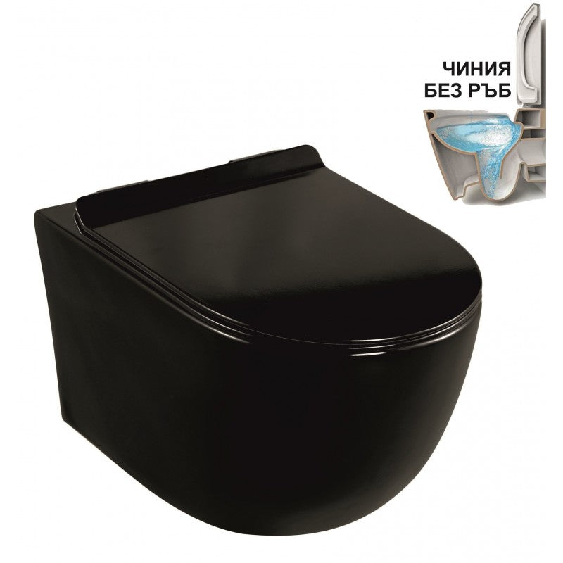 Конзолна тоалетна чиния ICC 3755B NEW