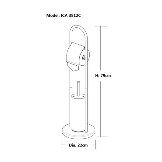 Bathroom accessory ICA 3812C