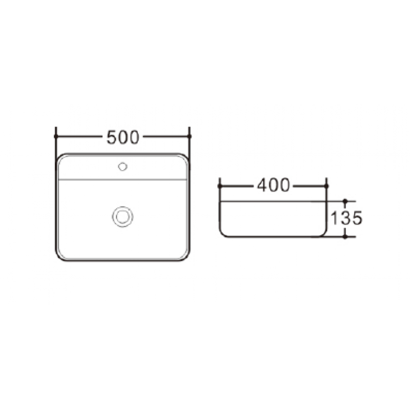 Countertop sink