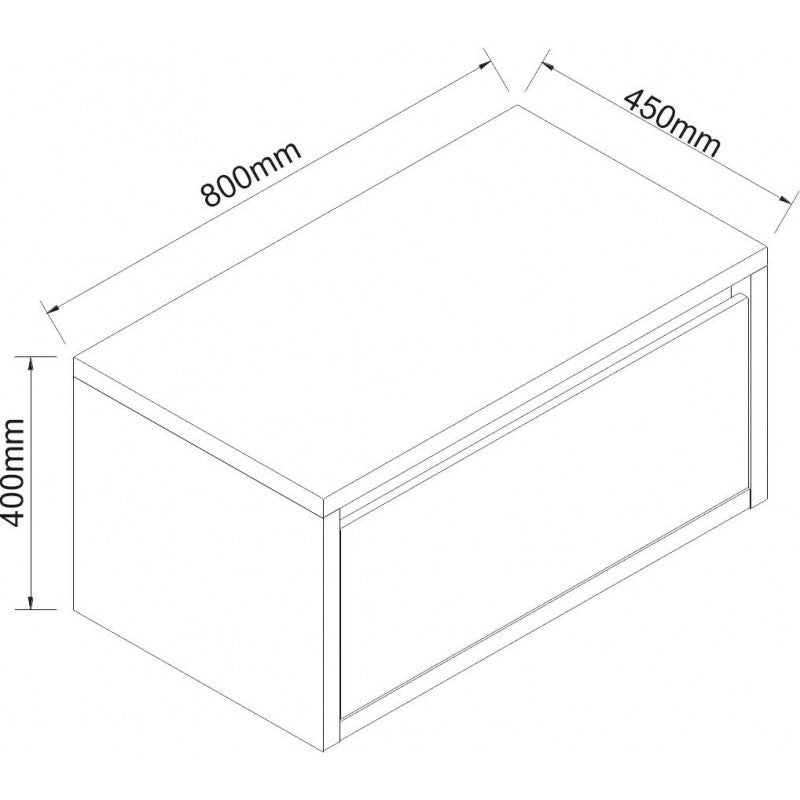 Console bathroom cabinet ICP 4540-80