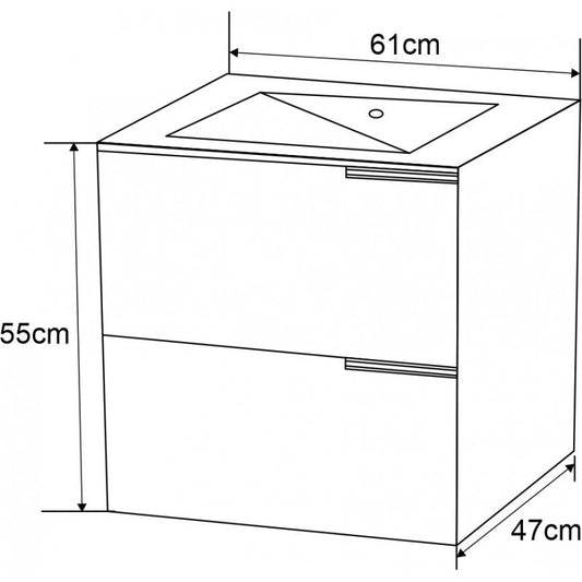 Console bathroom cabinet ICP 5953B