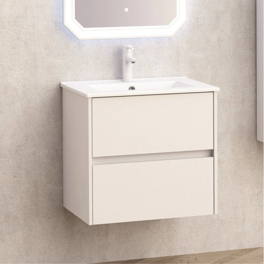 Bathroom console cabinet BG 5955 + SINK ICC 6066 / 4661 WHITE GLOSS