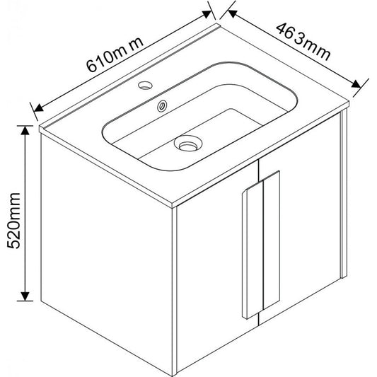 Console bathroom cabinet ICP 6451