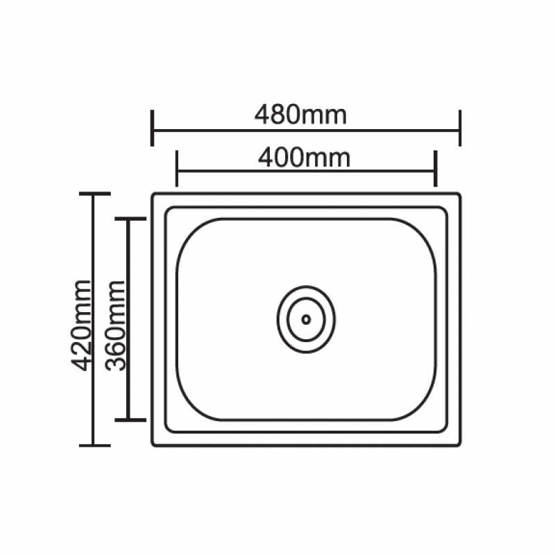 Countertop sink
