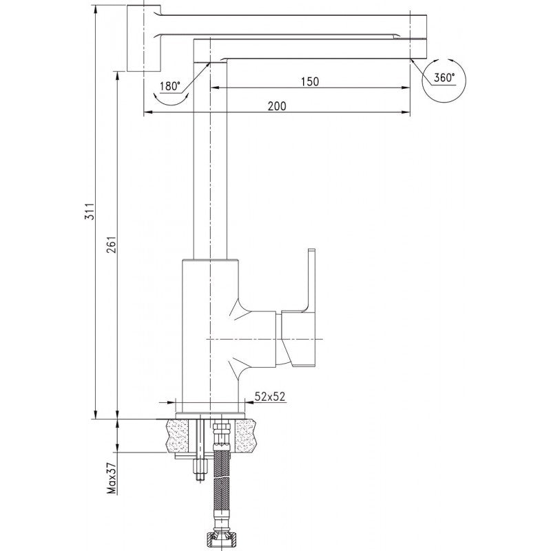 Countertop sink