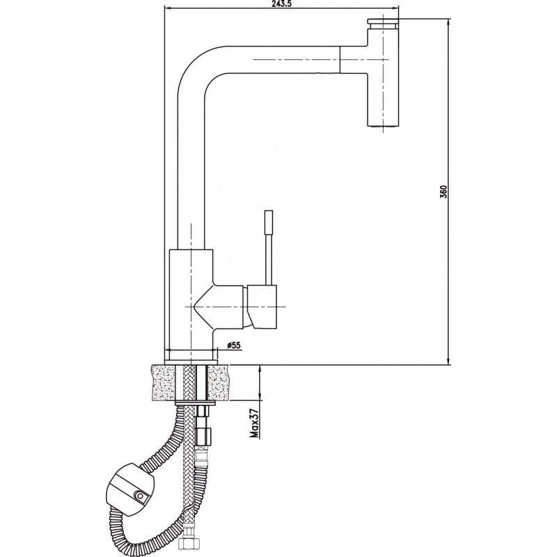 Countertop sink