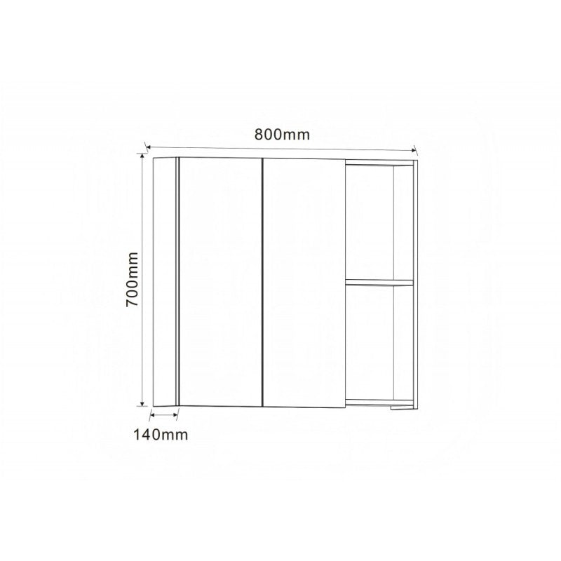 Огледални шкафове ICMC 8014-70