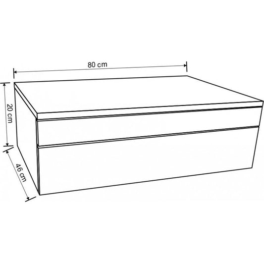 Bathroom countertop ICP 8020-2
