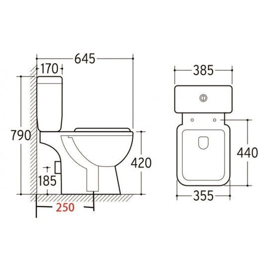 Моноблок ICC 8036 S PP RIMLESS