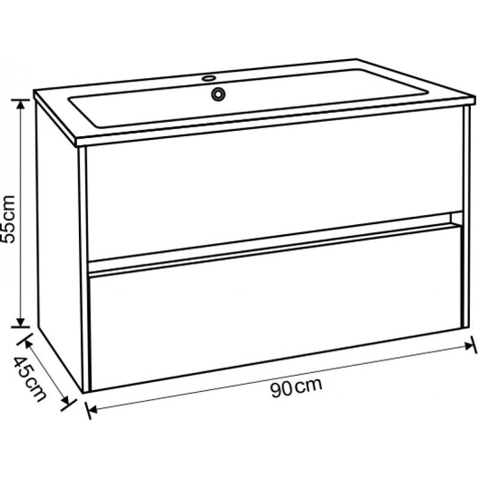 Console bathroom cabinet ICP 8955