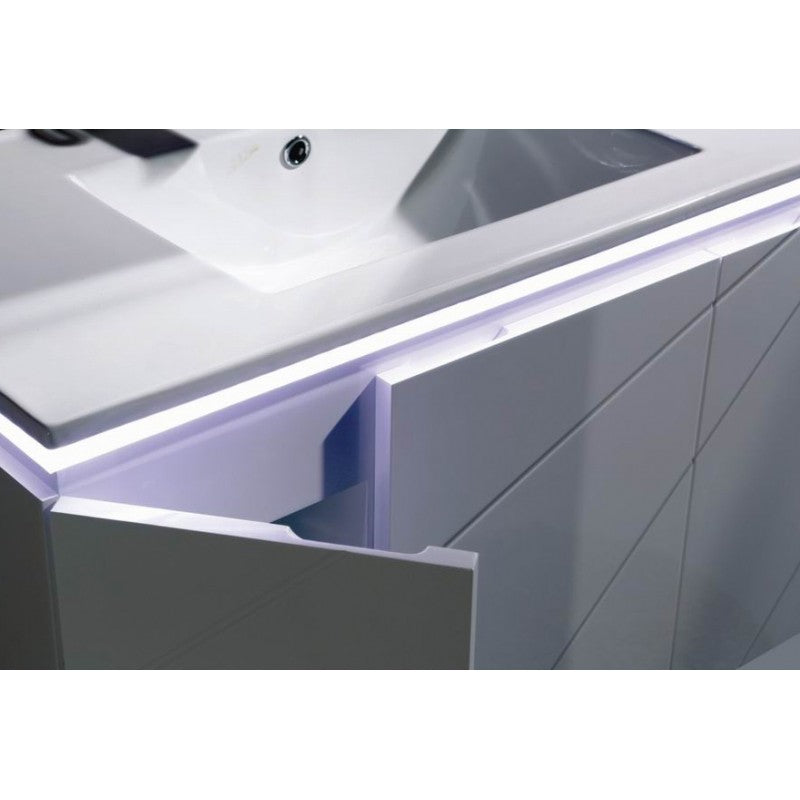 Конзолен шкаф за баня ICP 9046 LED