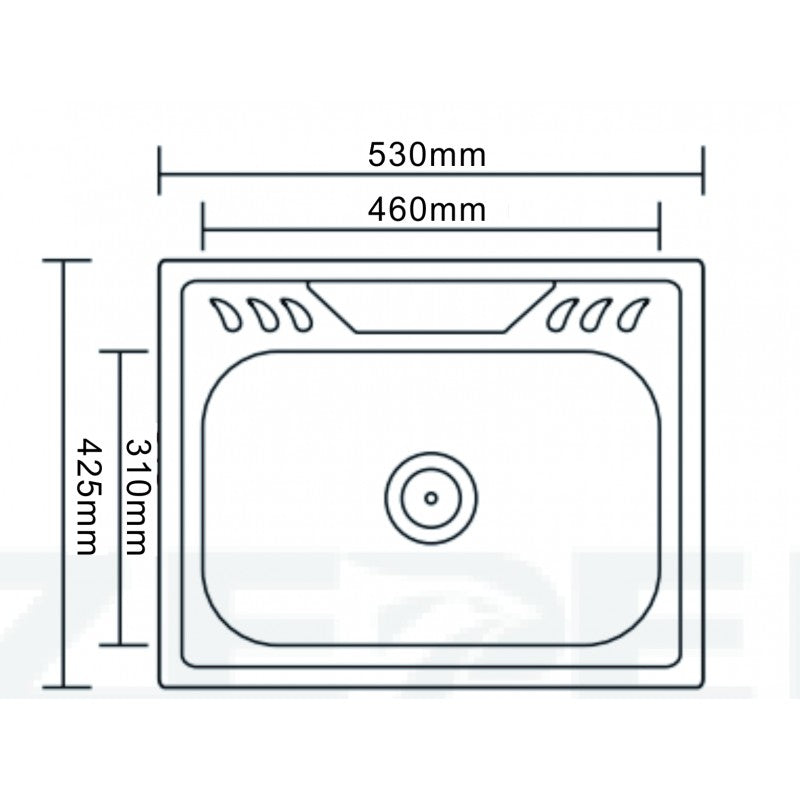 Countertop sink