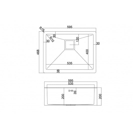 Countertop sink