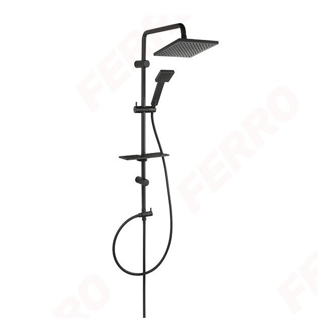 Душ система FERRO Squerto Lux NP24-BL - черен мат