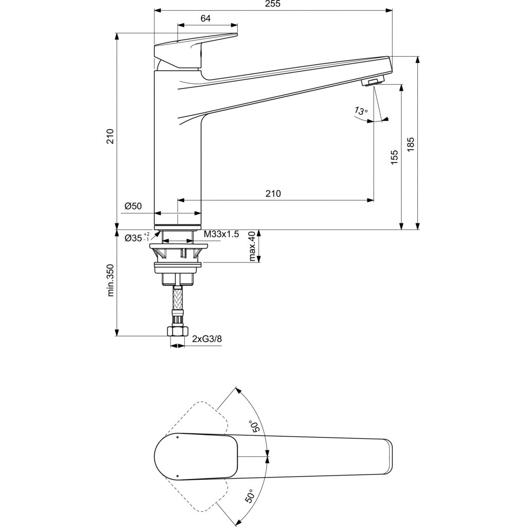 Countertop sink