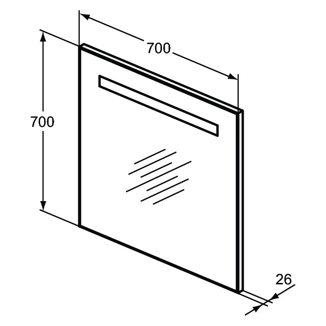 Огледала с вградено осветление IDEAL STANDARD MID T3341BH