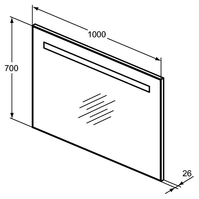 Огледала с вградено осветление IDEAL STANDARD MID T3343BH