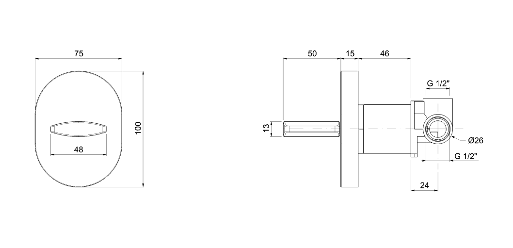 1-way mixer