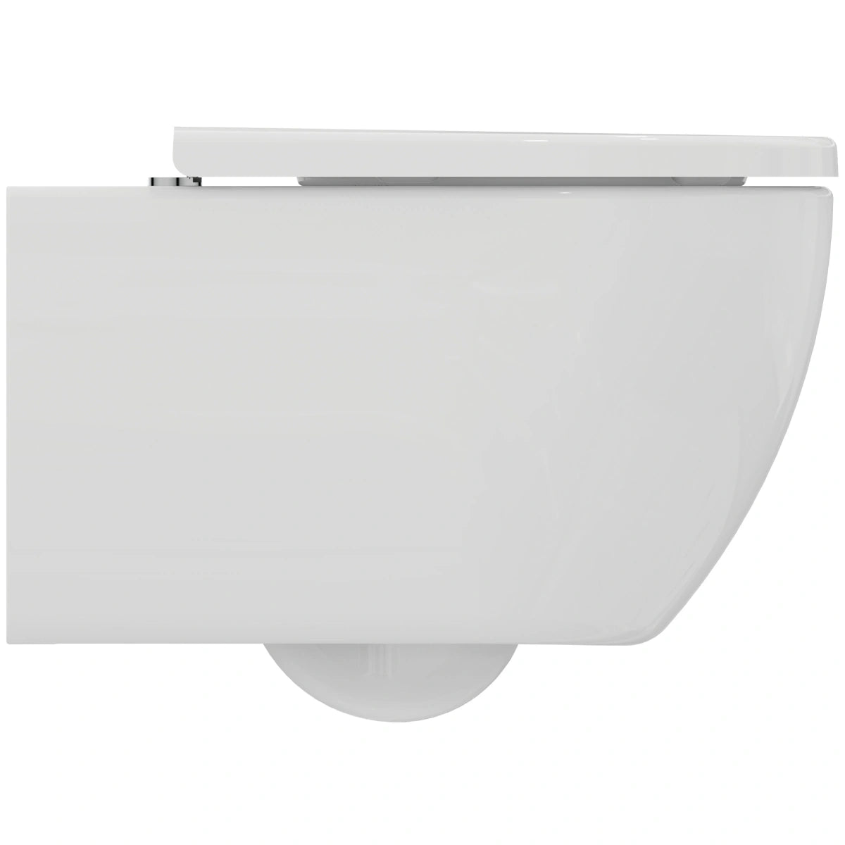 Структура за вграждане с бутон по избор!, конзолна тоалетна чиния Rimless седалка и капак с плавно затваряне, бял IDEAL STANDARD PROSYS 120 P/ELLISSE