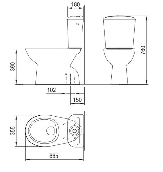 Моноблок Fayans Canto H8605610002721